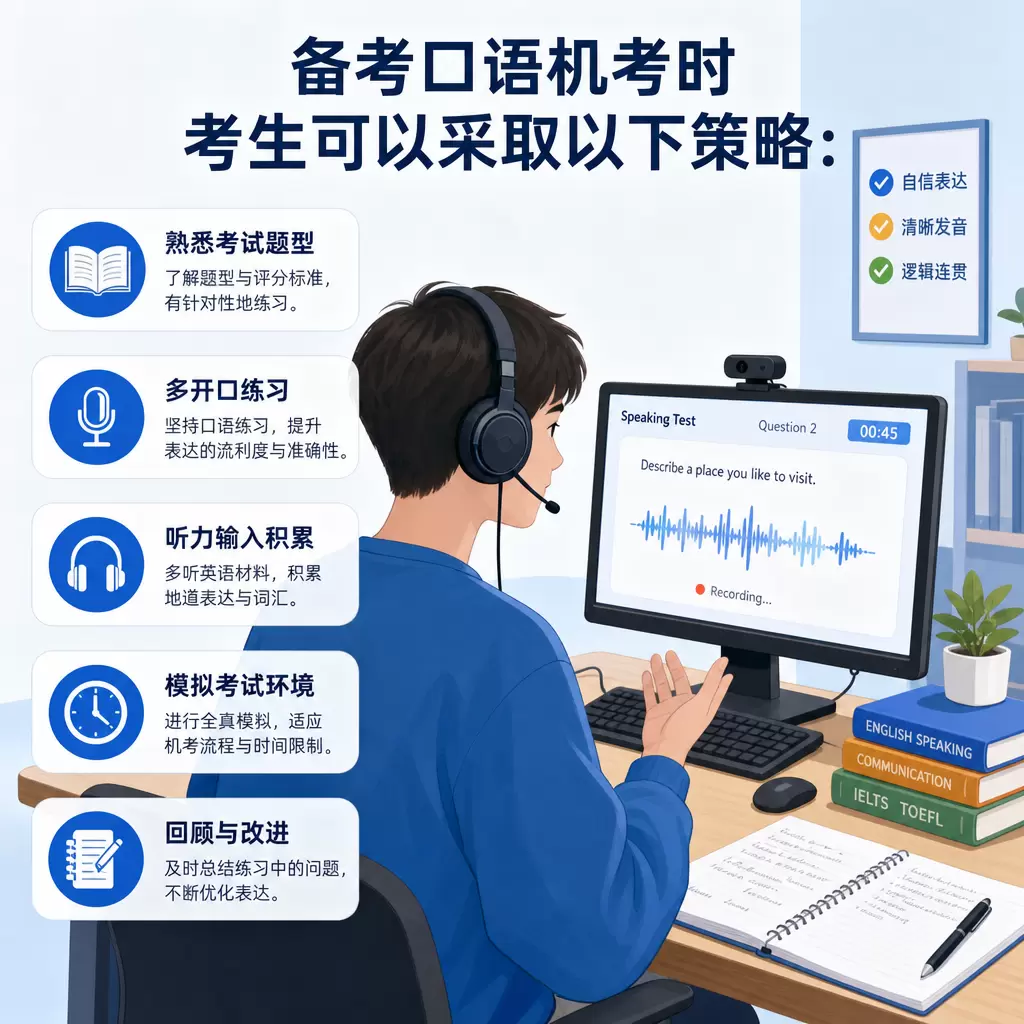 在江陵参加口语机考前你需要知道的事项